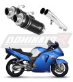 Honda CBR 1100 XX 1996 - 2006 Tlumič Výfuk Sportovní výfuk Silencer GP1 BLACK Dominator Exhaust System x