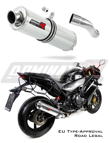 výfuk tlumič výfuku DOMINATOR homologovaný kulatý pasuje na motocykl CBR 600 F 2011   2015 3