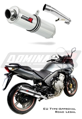 CBF 600 Výfuk HONDA Homologovaný Homologace EC Schváleno pro silniční provoz Osvědčení o schválení Tlumič Sportovní výfuk KULATÝ 2008 - 2013 Dominator