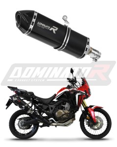 Honda CRF 1000L Africa Twin 2016 - 2019 výfuk Tlumič HP7 BLACK + dB killer medium