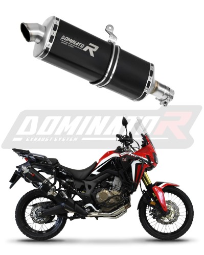 Honda CRF 1000L Africa Twin 2015 -2017 motocyklový výfuk tlumič výfuku sportovní výfuk tlumič výfuku P7 BLACK Dominator x