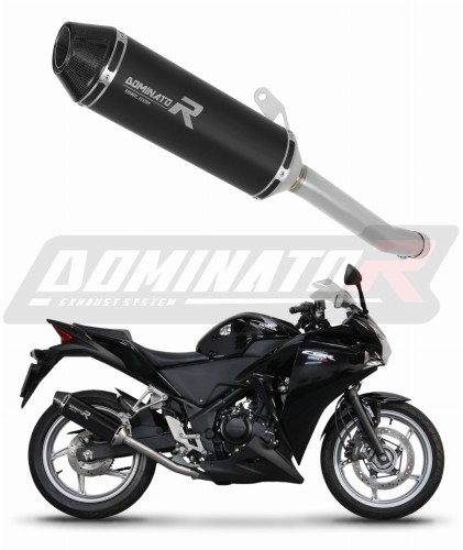 výfuk tlumič výfuku DOMINATOR HP3 černý pasuje na motocykl Honda CBR 250 R 2011   2013 6