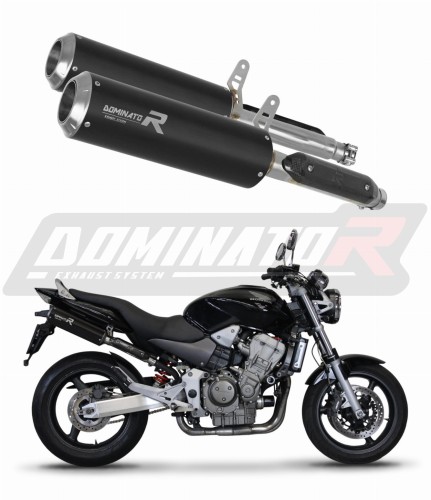Honda CB 900F HORNET 2002 - 2007 VÝFUK Tlumič Sportovní výfuk Tlumič GP BLACK Dominator Výfukový systém x