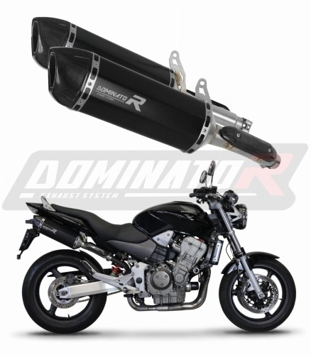 výfuk tlumič výfuku DOMINATOR HP1 černý pasuje na motocykl Honda CB 900F HORNET 2002   2007 6