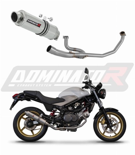 Honda VTR 250 2009 - 2015 Motocyklový výfuk Dominator Kompletní systém Svod Sběrné potrubí Tlumič GP1 x