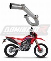 Honda CRF 300L / Rally 2021 - 2023 motocyklový výfukový svod sběrač výfuku koleno sportovní svod výfukový systém DOMINATOR EXHAUST SYSTEM x