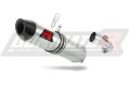 KLE 650 VERSYS VÝFUK Kawasaki Tlumič Sportovní výfuk Silencer Koncovka výfuku Carbon Tip HP2 2008 - 2009 Dominator x