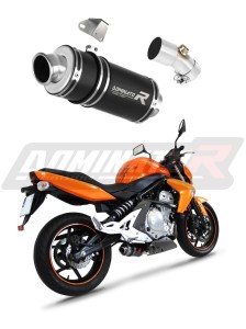 Kawasaki ER - 6 N / F 650 2006 - 2008 výfuk Tlumič GP1 BLACK + dB killer medium