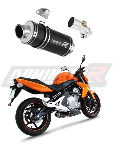 výfuk tlumič výfuku DOMINATOR GP1 černý pasuje na motocykl Kawasaki ER   6 N / F 650 2006   2008 6