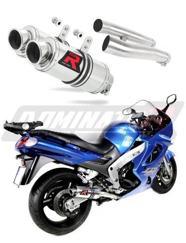exhaust muffler DOMINATOR GP1 fits the motorcycle Kawasaki ZZR 1200 2002   2005 5