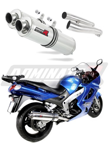 ZZR 1200 VÝFUK Kawasaki Tlumič Výfuk Sportovní výfuk Tlumič ROUND 2002 - 2005 Dominator x