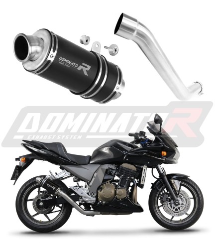Kawasaki Z750 2004 - 2006 VÝFUK Tlumič Výfuk Sportovní tlumič Tlumič Výfuk Tlumič Výfuk Výfuk Výfuk Výfuk Tlumič GP1 BLACK Dominator Výfukový systém x