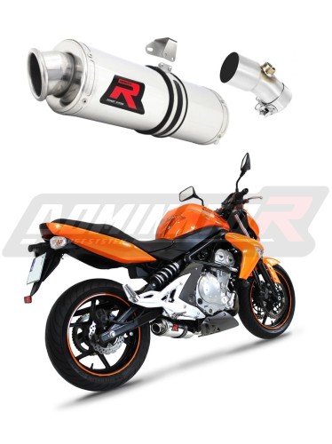 ER-6N ER-6F 650 VÝFUK Kawasaki tlumič sportovní výfuk tlumič výfuku výfukový systém OVAL 2009 - 2011 Dominator x