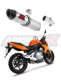 ER-6N ER-6F 650 VÝFUK Kawasaki Tlumič Výfuk Sportovní výfuk Tlumič Karbonová koncovka HP2 2009 - 2011 Dominator x