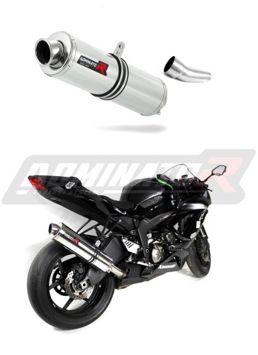 výfuk tlumič výfuku DOMINATOR kulatý pasuje na motocykl Kawasaki ZX6R 636 2009   2024 6