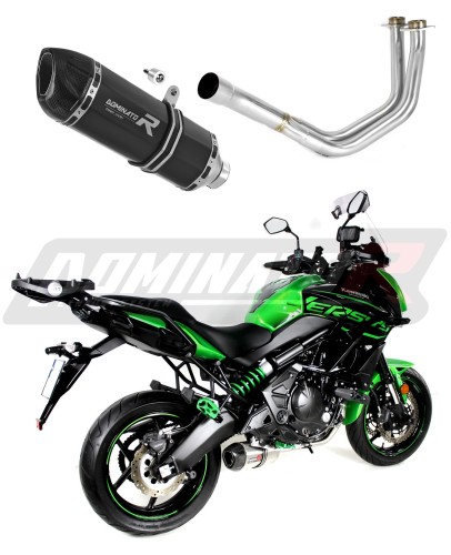 kompletní výfukový systém s tlumičem DOMINATOR Full System HP1 černý pasuje na motocykl Kawasaki VERSYS 650 2015   2020 4