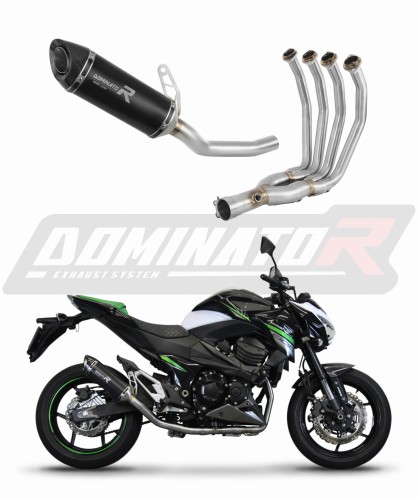 kompletní výfukový systém s tlumičem DOMINATOR Full System HP8 černý pasuje na motocykl Kawasaki Z800 20