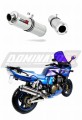 Kawasaki ZRX 1200 S výfuk tlumič sportovní výfuk kulatý ROUND 2001 - 2007 Dominator x