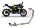 Ninja 125 Z125 Výfuk Kawasaki Náhrada katalyzátoru DECAT Sběrač Svod Downpipe Potrubí DOMINATOR x