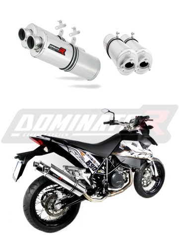 950 SE super enduro R VÝFUK KTM Tlumič Výfuk Sportovní výfuk Tlumič Výfuk Tlumič Výfuk Tlumič OVAL Dominator x