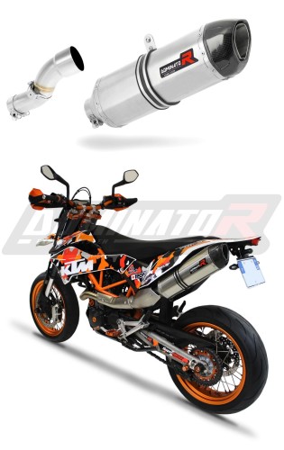 690 SMC R VÝFUK KTM Tlumič Výfuk Sportovní výfuk Tlumič Karbonová koncovka HP1 2012 - 2017 Dominator x