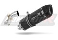 KTM LC4 640 SM 1999 - 2004 VÝFUK Tlumič Výfuk Sportovní výfuk Tlumič Koncovka výfuku HP1 BLACK Výfukový systém Dominator x