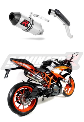 RC 390 HI LEVEL VÝFUK KTM Tlumič Sportovní výfuk Carbon Tip HP3 2017 - 2018 Dominator x