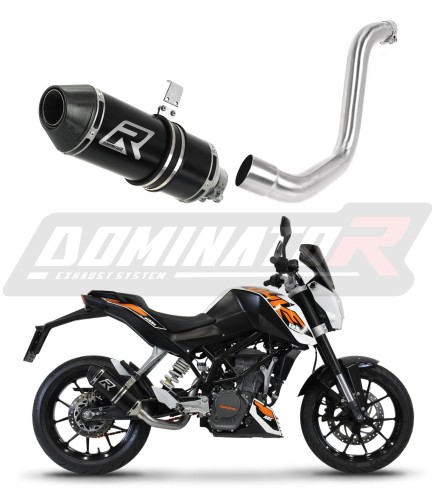 výfuk tlumič výfuku DOMINATOR HP3 černý pasuje na motocykl KTM 125 Duke 2012   2016 6