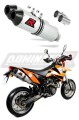 660 SMC Výfuk KTM Tlumič Sportovní výfuk Koncovka výfuku Karbonová koncovka MX 2005 - 2006 Dominator  x