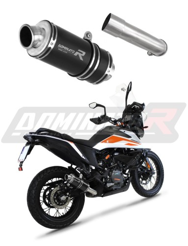KTM 390 Adventure 2020 - 2021 motocyklový sportovní výfuk tlumič GP 1 BLACK Dominator x