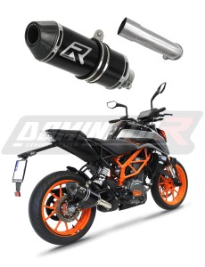KTM 390 Duke 2021 - 2023 výfuk Tlumič HP3 BLACK + dB killer medium