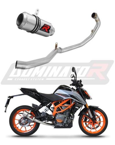 KTM 39 DUKE 2021 -2022 Kompletní výfukový systém Tlumič Sportovní výfuk Svod Výfuk GP DOMINATOR x