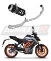 KTM 39 DUKE 2021 -2022 Kompletní výfukový systém Tlumič Sportovní výfuk Svod Výfuk GP BLACK DOMINATOR x