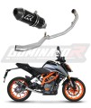 KTM 39 DUKE 2021 -2022  Kompletní  výfukový systém  Tlumič Výfuk Sportovní výfuk Svod HP3 BLACK DOMINATOR x