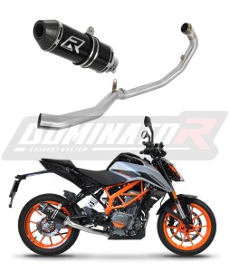KTM 390 Duke 2021 - 2023 Kompletní systém Svod Výfuk Tlumič HP3 BLACK + dB killer medium