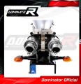 FZ6 FAZER S2 Yamaha Výfuk Tlumič Sportovní výfuk Karbonová koncovka HP3 2007 – 2010 Dominator 6