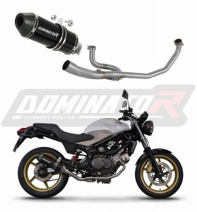 Honda VTR 250 2009 - 2015 Kompletní systém Svod Výfuk Tlumič HP3 BLACK + dB killer