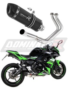 Kawasaki NINJA 650 2017 - 2022 Kompletní systém Svod Výfuk Tlumič HP1 BLACK + dB killer medium