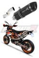 KTM 690 SMC R 2012 - 2017 VÝFUK Tlumič Výfuk Sportovní výfuk Tlumič Výfuk Tlumič Výfuk Výfuky Výfuk Výfuk Tlumič HP1 BLACK Dominator Exhaust System x