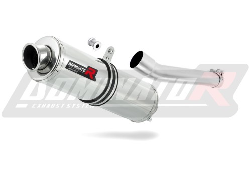 výfuk tlumič výfuku DOMINATOR kulatý pasuje na motocykl MuZ MZ SKORPION 660 1994   2003 4