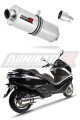 X10 125 VÝFUK Piaggio tlumič výfuku sportovní výfuk tlumič OVAL 2012 - 2016 DOMINATOR x