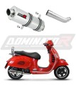 Piaggio Vespa GTS 125 2007 - 2012 motocyklový výfuk tlumič výfuku sportovní výfuk tlumič OV Dominator x