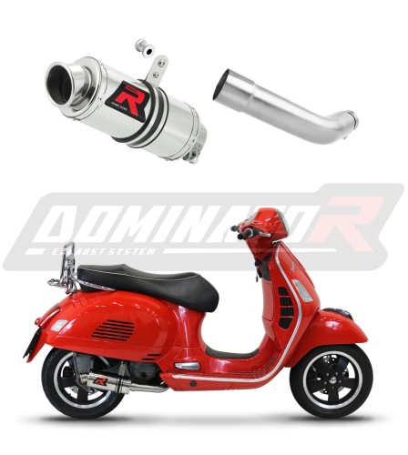 Piaggio Vespa GTS 125 2007 - 2012 motocyklový výfuk tlumič sportovní tlumič GP1 Dominator x