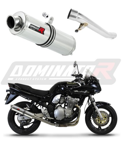 GSF 600 BANDIT VÝFUK Suzuki tlumič výfuku sportovní výfuk tlumič kulatý 1995 - 1999 Dominator x