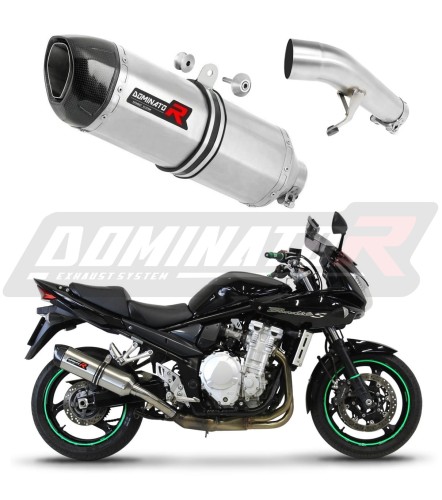 SUZUKI GSF 650 BANDIT 2007 - 2016 VÝFUK Tlumič Sportovní výfuk Výfukový systém Tlumič HP1 DOMINATOR EXHAUST SYSTEM x