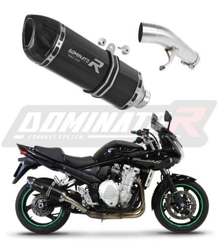 SUZUKI GSF 650 BANDIT 2007 - 2016 VÝFUK Tlumič Koncovka výfuku Auspuff Sportovní výfuk Tlumič Výfuk Tlumič Výfuk Výfuk Tlumič Výfuk Tlumič HP1 BLACK D