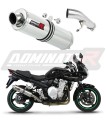 SUZUKI GSF 650 BANDIT 2007 - 2016 VÝFUK Tlumič Sportovní výfuk Tlumič ST DOMINATOR EXHAUST SYSTEM x