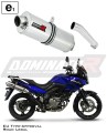 výfuk tlumič výfuku DOMINATOR homologovaný oválný pasuje na motocykl DL 650 V STROM 2004   2006 6