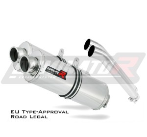 DL 1000 V-STROM Homologovaný tlumič OVAL 2002 - 2012