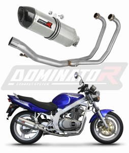 Suzuki GS 500E 1989 - 2009 Full System Svod výfuku Tlumič HP1 + dB killer medium